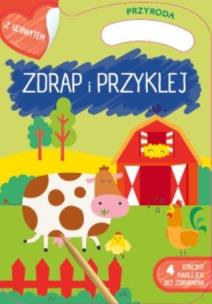 Okładka książki Zdrapywanki z rączką. Przyroda