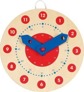Zegar do nauki czytania godzin. Wydawca: Goki. Multiszop.pl Opakowanie Zegar do nauki czytania godzin