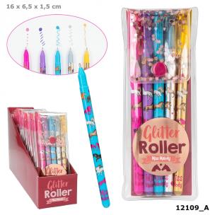 Opakowanie Żelopisy brokatowe Miss Melody 5 kolorów