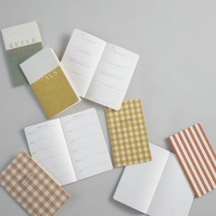 Opakowanie Zestaw 3 notatników Kitchen Meal Planner, Grocery List, Recipe Ideas