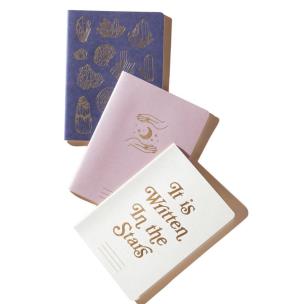 Opakowanie Zestaw 3 notatników Mystic