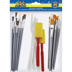 Opakowanie Zestaw akcesoriów artystycznych 25szt