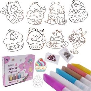 Opakowanie Zestaw artystyczny z kryształami