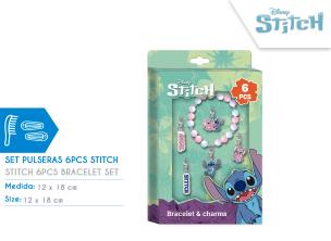 Zestaw bransoletka z zawieszkami Stitch 6 elementów ST00103. Wydawca: Kids Euroswan. Multiszop.pl Opakowanie Zestaw bransoletka z zawieszkami Stitch 6 elementów ST00103