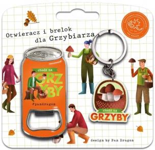 Opakowanie Zestaw brelok + otwieracz Chodź na grzyby