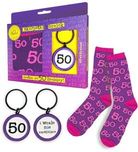 Opakowanie Zestaw brelok + skarpetki Happy-50K