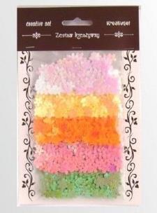 Opakowanie Zestaw cekiny kwiatki 30g