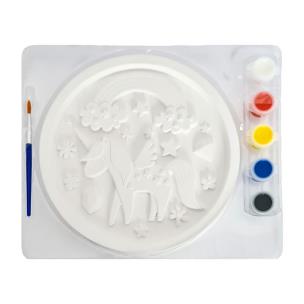 Opakowanie Zestaw ceramiczny do malowania jednorożec