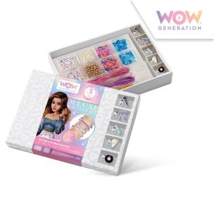 Zestaw Deluxe z 5 metalowymi zawieszkami do bransoletek WOW. Wydawca: Kids Euroswan. Multiszop.pl Opakowanie Zestaw Deluxe z 5 metalowymi zawieszkami do bransoletek WOW