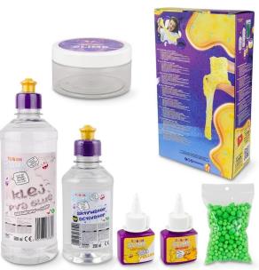 Zestaw DIY Sensory Slime 6w1 8el. Wydawca: Tuban. Multiszop.pl Opakowanie Zestaw DIY Sensory Slime 6w1 8el