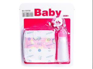 Opakowanie Zestaw dla lalek pieluszka i butelka