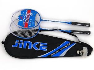 Opakowanie Zestaw do badmintona 2 rakietki + lotka