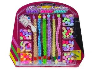 Opakowanie Zestaw do bransoletek, sznurki, koraliki