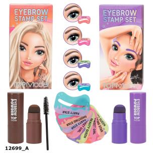 Zestaw do brwi Top Model 2 wzory BEAUTY&ME 12699A. Wydawca: DEPESCHE. Multiszop.pl Opakowanie Zestaw do brwi Top Model 2 wzory BEAUTY&ME 12699A