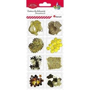 Opakowanie Zestaw do cardmakingu złoty