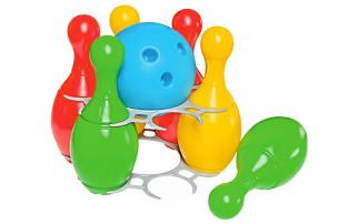 Zestaw do gry w kręgle. Wydawca: Technok. Multiszop.pl Opakowanie Zestaw do gry w kręgle