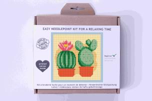 Opakowanie Zestaw do haftu mini gobelinowego Kaktusy