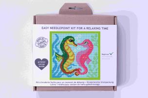 Opakowanie Zestaw do haftu mini gobelinowego Koniki morskie