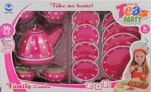 Opakowanie Zestaw do herbaty, metalowy 14el