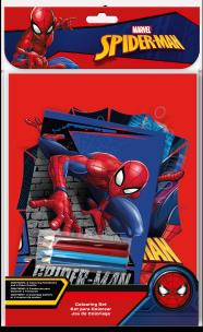 Zestaw do kolorowania Spiderman SP50020. Wydawca: Kids Euroswan. Multiszop.pl Opakowanie Zestaw do kolorowania Spiderman SP50020