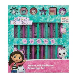 Opakowanie Zestaw do kolorowania z naklejkami Koci Gabi 29el