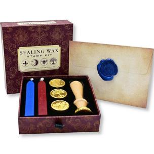 Zestaw do lakowania stemple+wosk. Wydawca: Peter Pauper Press. Multiszop.pl Opakowanie Zestaw do lakowania stemple+wosk