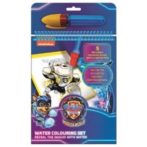 Opakowanie Zestaw do malowania wodą Psi Patrol 6 elementów