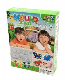 Opakowanie Zestaw do malowania z farbami i szablonami