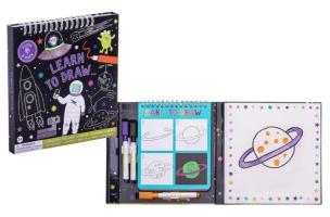 Zestaw do nauki rysowania kosmos. Wydawca: Floss & Rock. Multiszop.pl Opakowanie Zestaw do nauki rysowania kosmos