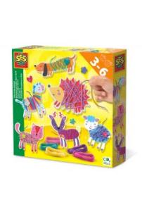 Zestaw do ozdabiania i owijania zwierząt włóczką. Wydawca: SES Creative. Multiszop.pl Opakowanie Zestaw do ozdabiania i owijania zwierząt włóczką