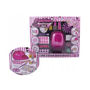 Zestaw do paznokci lampa + akcesoria. Wydawca: Lena. Multiszop.pl Opakowanie Zestaw do paznokci lampa + akcesoria