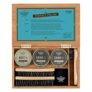 Opakowanie Zestaw do pielęgnacji butów w pudle po cygarach