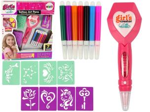 Zestaw do robienia tatuaży. Wydawca: Leantoys. Multiszop.pl Opakowanie Zestaw do robienia tatuaży