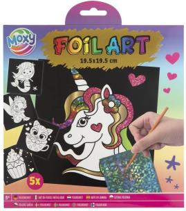 Opakowanie Zestaw do wyklejania Jednorożec 5 arkuszy