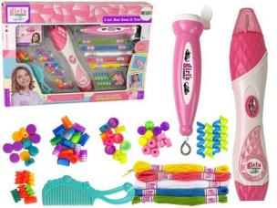 Opakowanie Zestaw do zaplatania włosów z koralikami