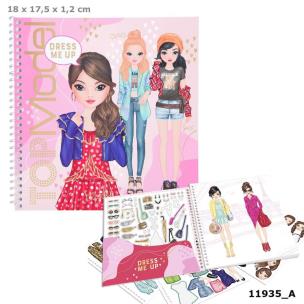 Opakowanie Zestaw Dress Me up TOPModel z naklejkami 11935A