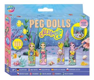 Opakowanie Zestaw drewnianych laleczek do malowania Syrenki