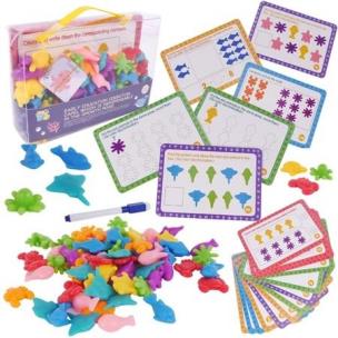 Zestaw edukacyjny nauka liczenia. Wydawca: Maksik. Multiszop.pl Opakowanie Zestaw edukacyjny nauka liczenia