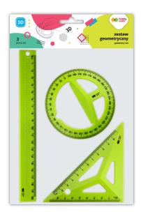 Zestaw geometryczny 3D Happy Color. Wydawca: HAPPY COLOR. Multiszop.pl Opakowanie Zestaw geometryczny 3D Happy Color