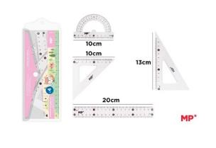 Opakowanie Zestaw geometryczny 4 części w etui
