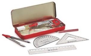 Opakowanie Zestaw geometryczny Gee box 9el