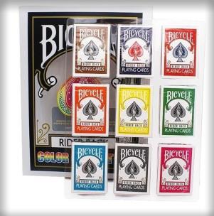 Opakowanie Zestaw kart Color Collection 9 talii BICYCLE