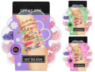 Zestaw koralików do nawlekania. Wydawca: Mega Creative. Multiszop.pl Opakowanie Zestaw koralików do nawlekania