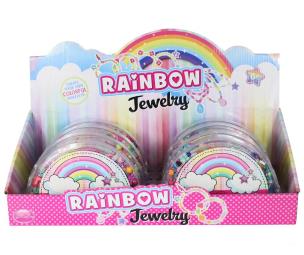 Opakowanie Zestaw koralików do nawlekania tęcza