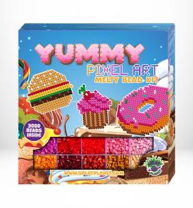 Zestaw koralików do prasowania Yummy. Wydawca: Splat Planet. Multiszop.pl Opakowanie Zestaw koralików do prasowania Yummy