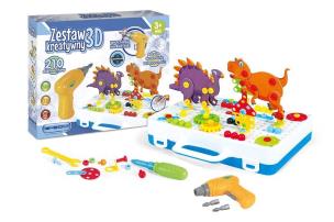 Opakowanie Zestaw kreatywny 3D dinozaury E-Edu