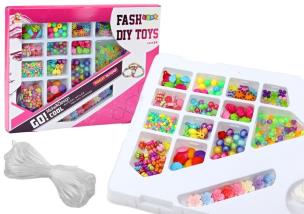 Zestaw kreatywny DIY do tworzenia biżuterii. Wydawca: Leantoys. Multiszop.pl Opakowanie Zestaw kreatywny DIY do tworzenia biżuterii