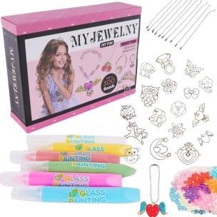 Opakowanie Zestaw kreatywny do robienia biżuterii szablony 5D