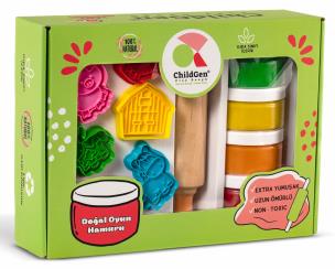 Zestaw kreatywny Farma naturalna ciastolina. Wydawca: ChildGen (GEN OYUNCAK SANAYİ TİCARET A.Ş.). Multiszop.pl Opakowanie Zestaw kreatywny Farma naturalna ciastolina