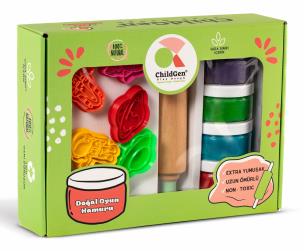 Zestaw kreatywny Kosmos naturalna ciastolina. Wydawca: ChildGen (GEN OYUNCAK SANAYİ TİCARET A.Ş.). Multiszop.pl Opakowanie Zestaw kreatywny Kosmos naturalna ciastolina